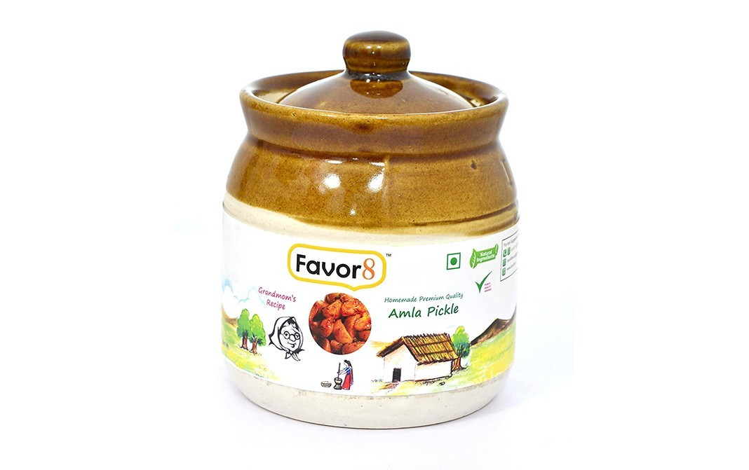 Favor8 Amla Pickle    Jar  350 grams